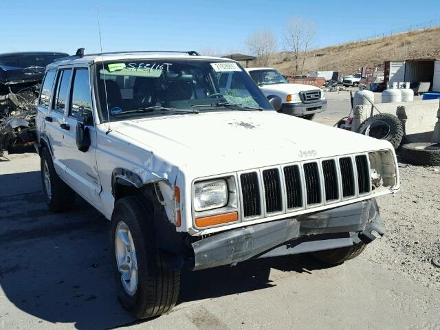 1J4FF48S0YL211144 - 2000 JEEP CHEROKEE S WHITE photo 1