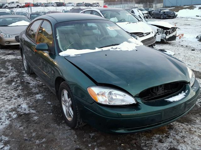 1FAFP56S8YG129799 - 2000 FORD TAURUS SEL GREEN photo 1