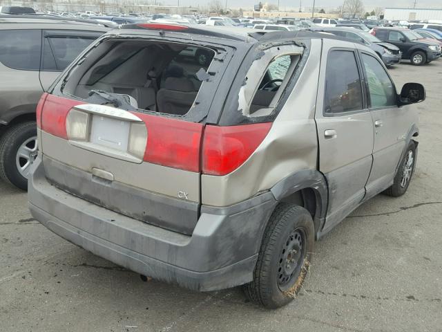 3G5DA03E22S599928 - 2002 BUICK RENDEZVOUS GRAY photo 4