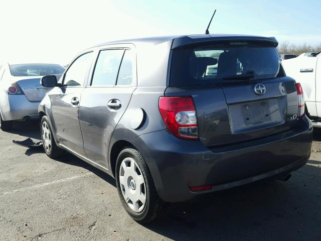 JTKKU4B46B1014267 - 2011 TOYOTA SCION XD CHARCOAL photo 3