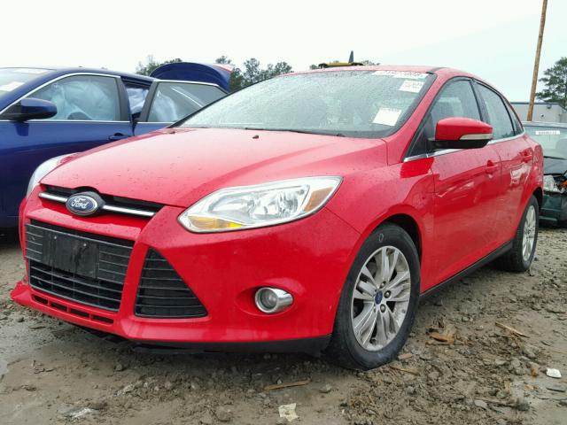 1FAHP3H24CL455643 - 2012 FORD FOCUS SEL RED photo 2