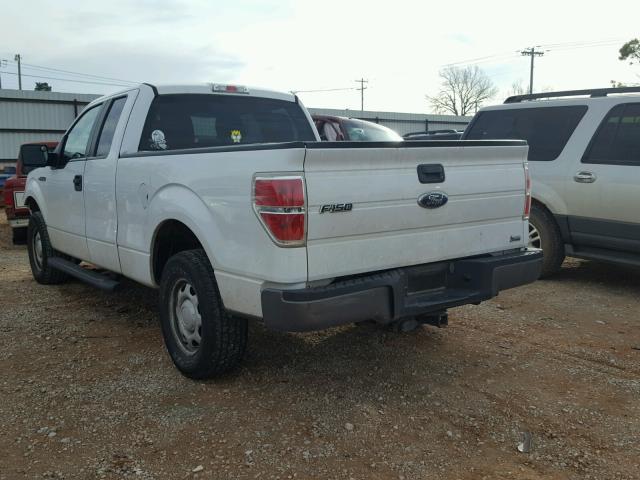 1FTFX1CV4AKE81847 - 2010 FORD F150 SUPER WHITE photo 3