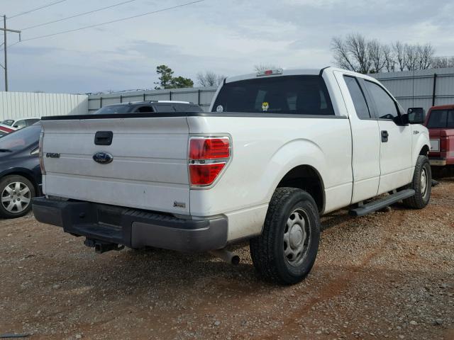 1FTFX1CV4AKE81847 - 2010 FORD F150 SUPER WHITE photo 4