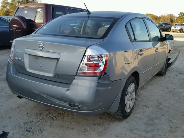 3N1AB61E18L733588 - 2008 NISSAN SENTRA 2.0 GRAY photo 4