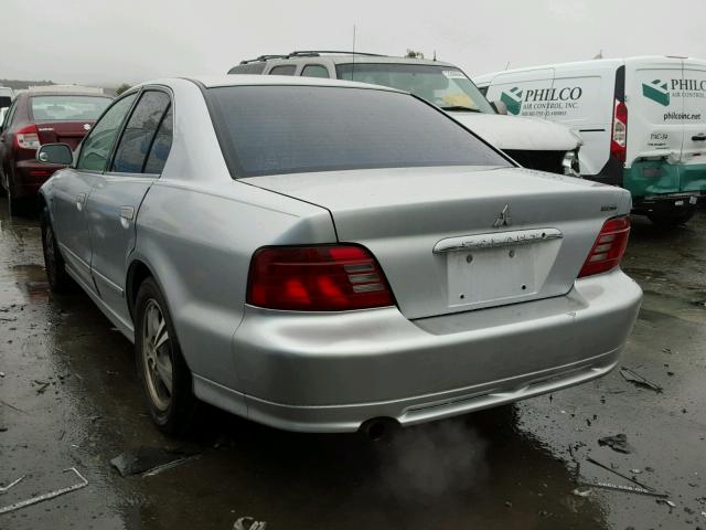 4A3AA46L9YE159850 - 2000 MITSUBISHI GALANT ES SILVER photo 3