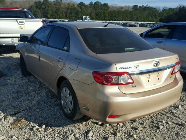 JTDBU4EEXB9129175 - 2011 TOYOTA COROLLA BA GOLD photo 3