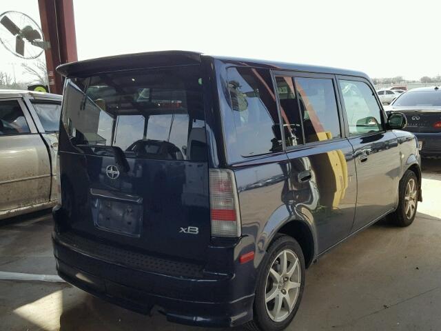 JTLKT324X64111940 - 2006 TOYOTA SCION XB 蓝色 照片 4