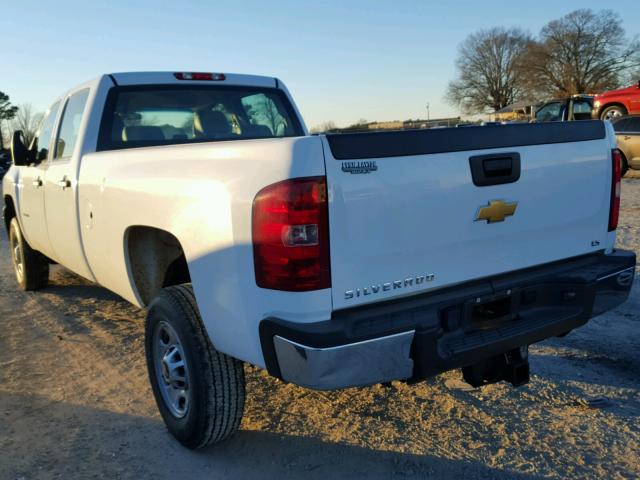 1GC1CVCG2EF158829 - 2014 CHEVROLET SILVERADO WHITE photo 3