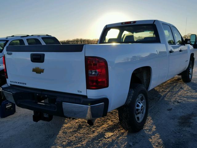 1GC1CVCG2EF158829 - 2014 CHEVROLET SILVERADO WHITE photo 4