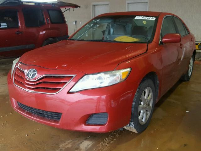 4T4BF3EK3BR189324 - 2011 TOYOTA CAMRY BASE RED photo 2