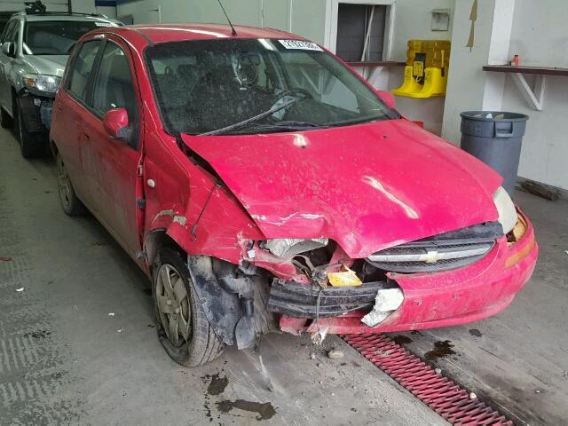 KL1TD66647B752399 - 2007 CHEVROLET AVEO BASE 红色 照片 1
