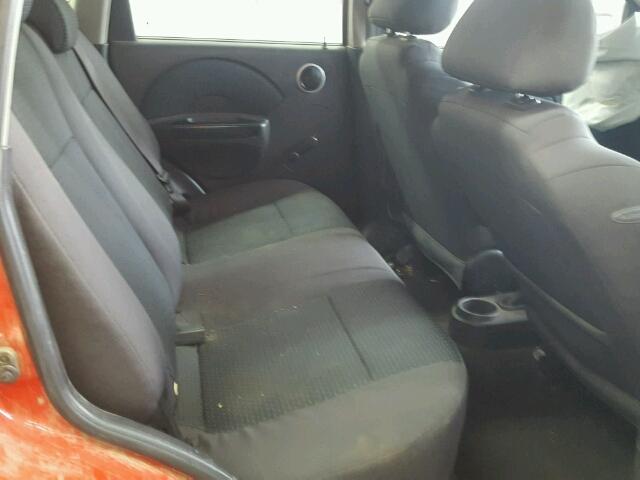 KL1TD66647B752399 - 2007 CHEVROLET AVEO BASE 红色 照片 6