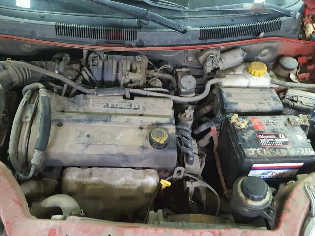 KL1TD66647B752399 - 2007 CHEVROLET AVEO BASE 红色 照片 7