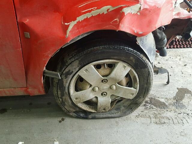 KL1TD66647B752399 - 2007 CHEVROLET AVEO BASE 红色 照片 9