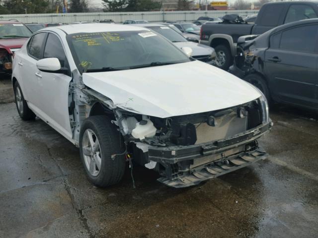 5XXGM4A77EG336191 - 2014 KIA OPTIMA LX WHITE photo 1