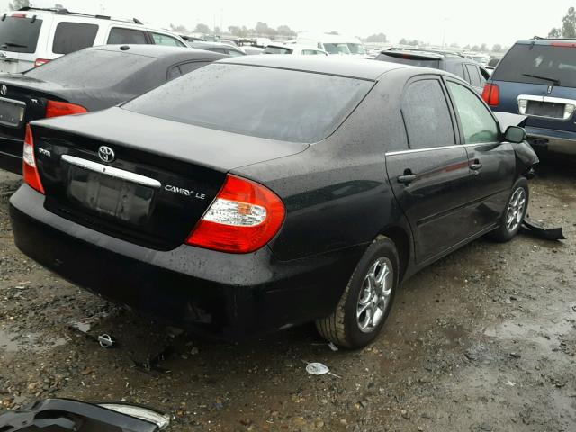 JTDBE32K230157284 - 2003 TOYOTA CAMRY LE შავი ფოტო 4