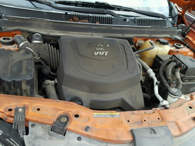 3GSDL73778S568135 - 2008 SATURN VUE XR ORANGE photo 7