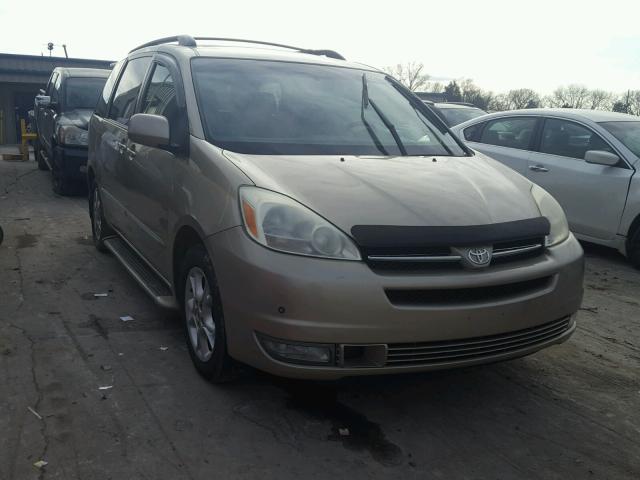 5TDZA22C75S275716 - 2005 TOYOTA SIENNA XLE TAN photo 1