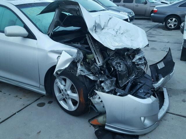 4T1CA38P86U079511 - 2006 TOYOTA CAMRY SOLA SILVER photo 9