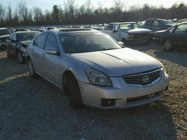 1N4BA41E18C822734 - 2008 NISSAN MAXIMA SE SILVER photo 1