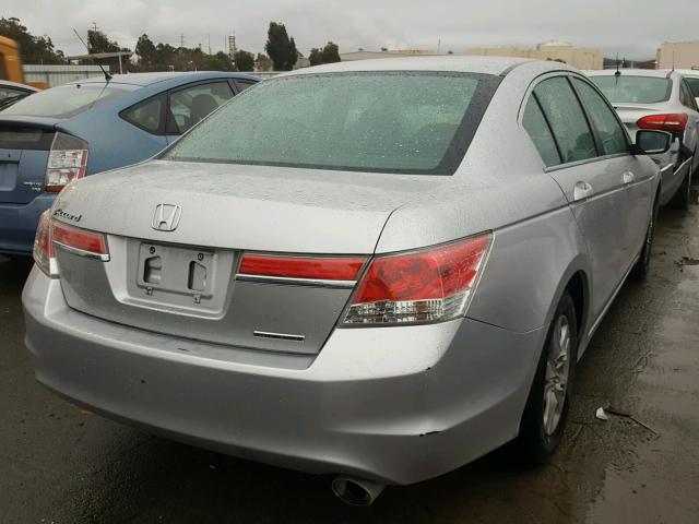 1HGCP2F61CA227424 - 2012 HONDA ACCORD SE SILVER photo 4