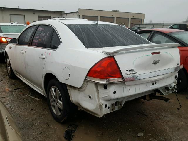 2G1WA5EK5A1115643 - 2010 CHEVROLET IMPALA LS WHITE photo 3