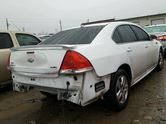 2G1WA5EK5A1115643 - 2010 CHEVROLET IMPALA LS WHITE photo 4