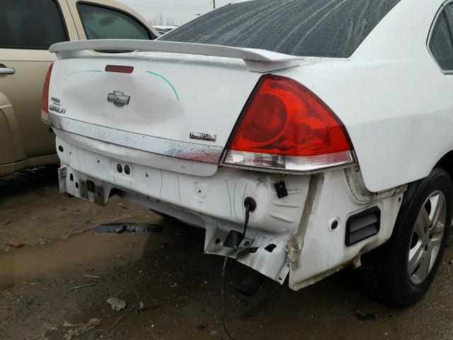 2G1WA5EK5A1115643 - 2010 CHEVROLET IMPALA LS WHITE photo 9