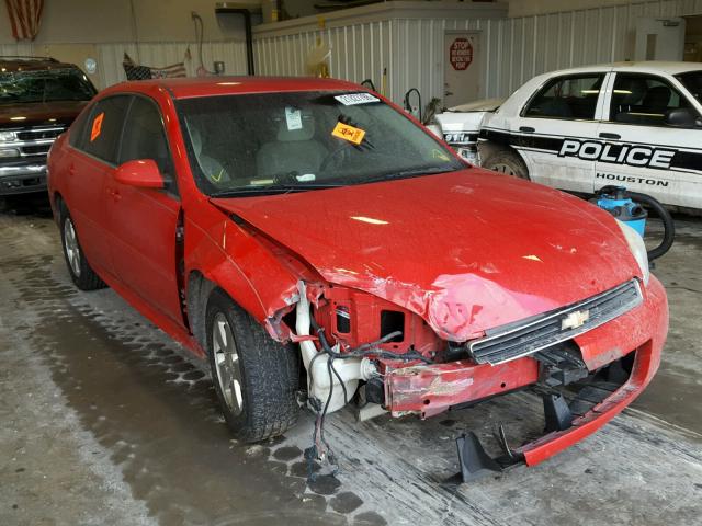 2G1WF5EK1B1131776 - 2011 CHEVROLET IMPALA LS RED photo 1