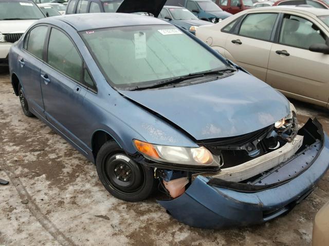 2HGFA16597H513982 - 2007 HONDA CIVIC LX BLUE photo 1