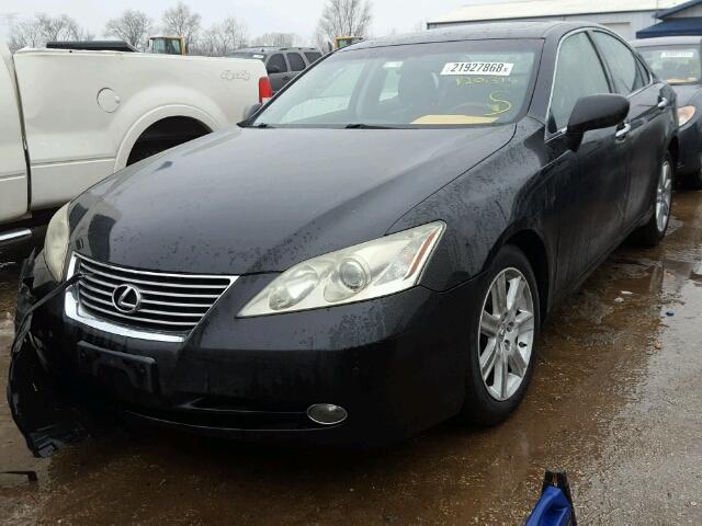 JTHBJ46G682256630 - 2008 LEXUS ES 350 BLACK photo 2