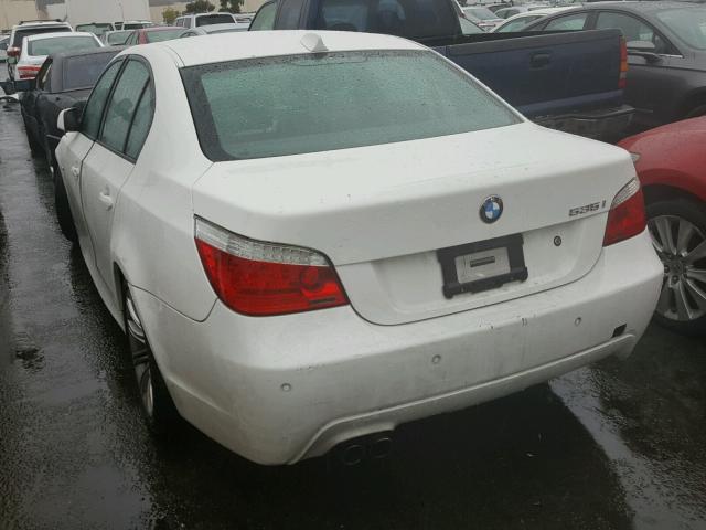 WBANW1C58AC165549 - 2010 BMW 535 I WHITE photo 3