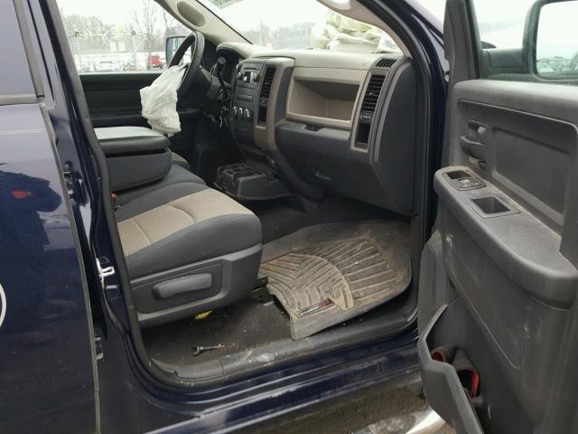 1C6RD6FT1CS236964 - 2012 DODGE RAM 1500 S BLUE photo 5