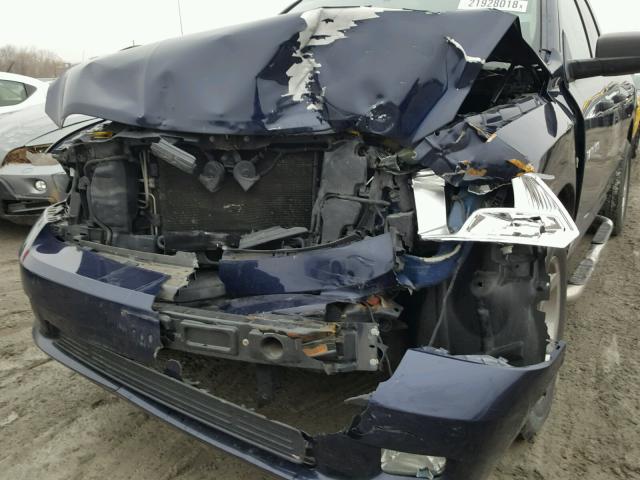 1C6RD6FT1CS236964 - 2012 DODGE RAM 1500 S BLUE photo 9