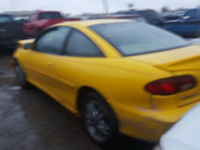 1G1JH12F927459731 - 2002 CHEVROLET CAVALIER L YELLOW photo 3