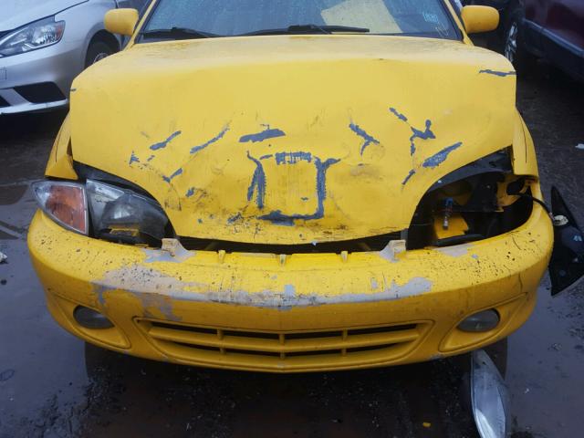 1G1JH12F927459731 - 2002 CHEVROLET CAVALIER L YELLOW photo 7