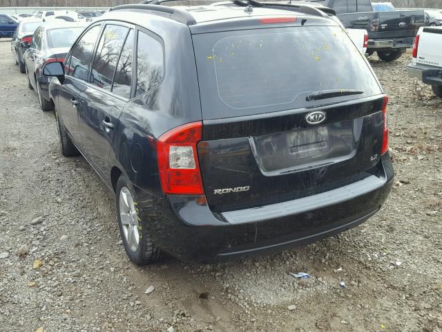 KNAFG525887150109 - 2008 KIA RONDO BASE BLACK photo 3