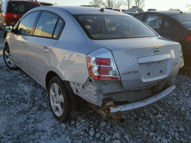 3N1AB61E27L696811 - 2007 NISSAN SENTRA 2.0 SILVER photo 3