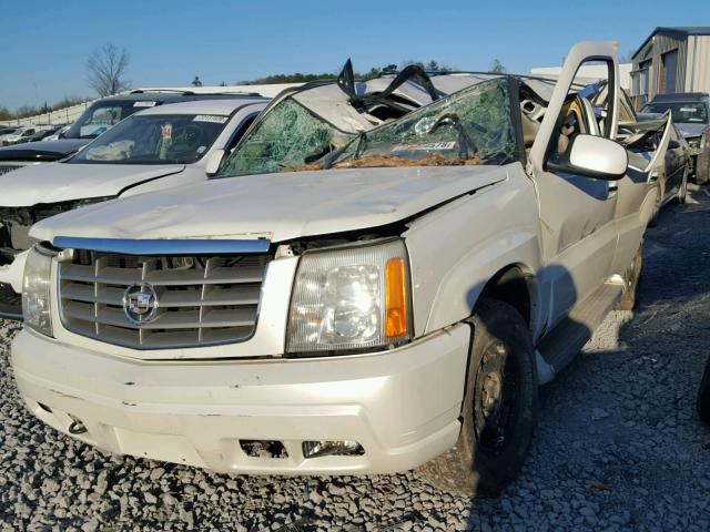 1GYEK63N04R250876 - 2004 CADILLAC ESCALADE L WHITE photo 2