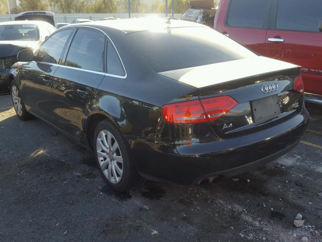 WAUSF78K79A096512 - 2009 AUDI A4 PREMIUM BLACK photo 3