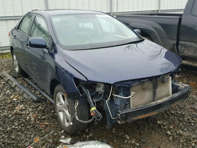 2T1BU4EE7CC883176 - 2012 TOYOTA COROLLA BA BLUE photo 1