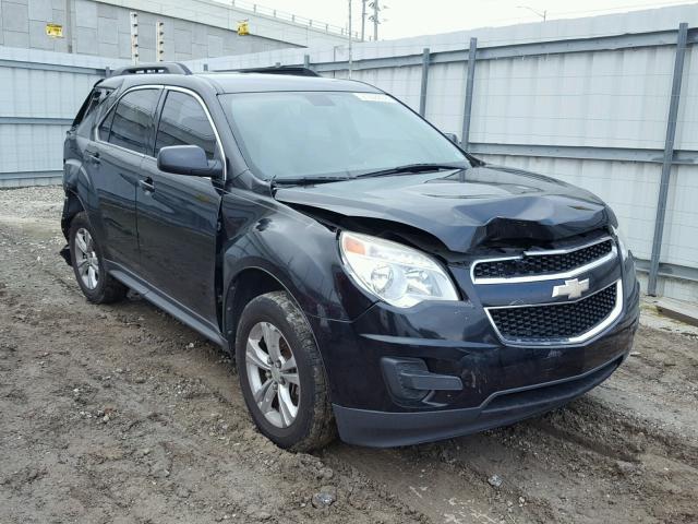 2CNALDEC6B6411205 - 2011 CHEVROLET EQUINOX LT BLACK photo 1