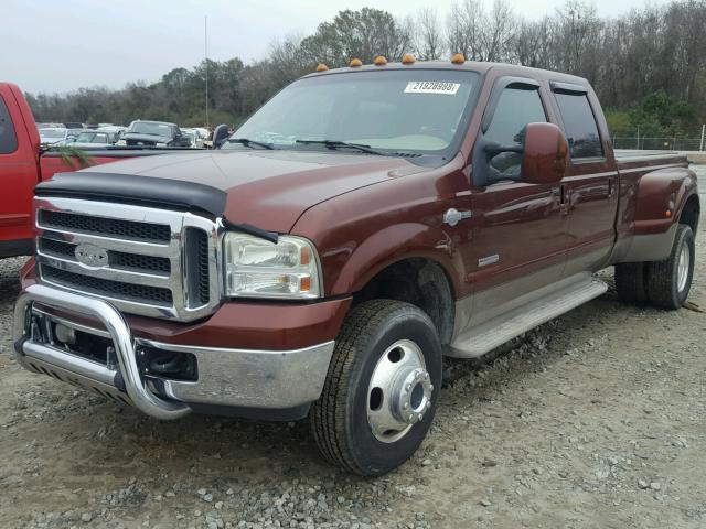 1FTWW33P76EC28365 - 2006 FORD F350 SUPER BURGUNDY photo 2