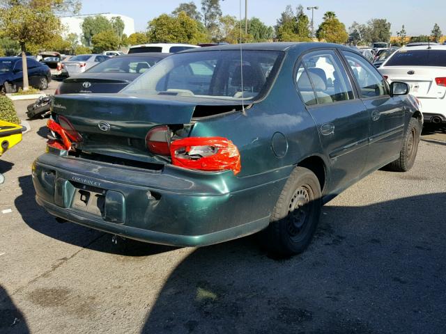 1G1ND52M9XY141225 - 1999 CHEVROLET MALIBU GREEN photo 4