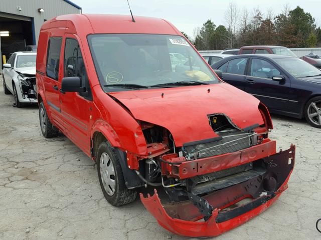 NM0LS6BN6DT131194 - 2013 FORD TRANSIT CO RED photo 1