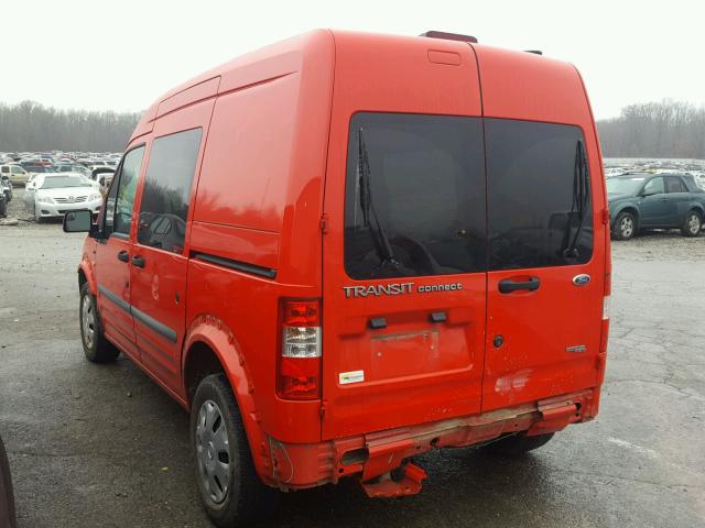 NM0LS6BN6DT131194 - 2013 FORD TRANSIT CO RED photo 3
