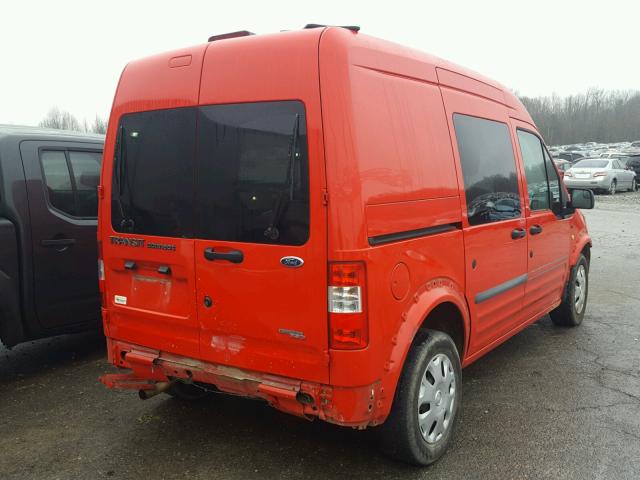 NM0LS6BN6DT131194 - 2013 FORD TRANSIT CO RED photo 4