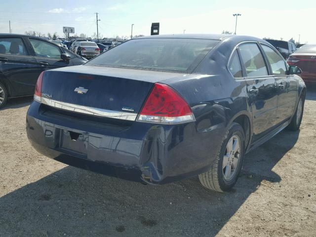 2G1WF5EK6B1180732 - 2011 CHEVROLET IMPALA LS BLUE photo 4