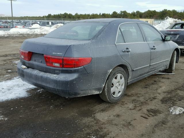 1HGCM56475A147850 - 2005 HONDA ACCORD LX BLACK photo 4