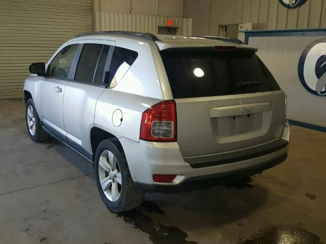 1J4NT1FB5BD290060 - 2011 JEEP COMPASS SP SILVER photo 3